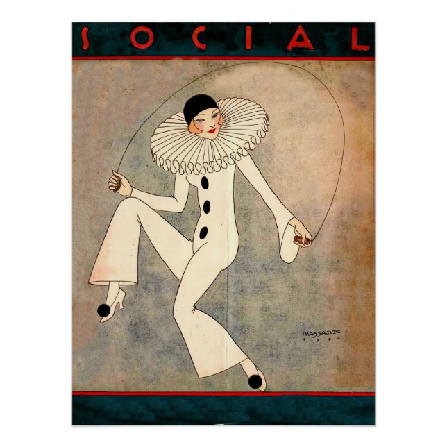 Poster Revue du magazine social (Devant)