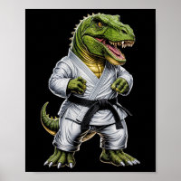 Rex Martial Arts Dinosaur Karate Judo Bjj Fighter