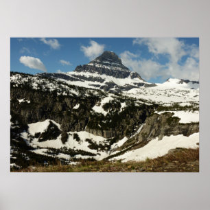 Poster Reynolds Mountain depuis Logan Pass à Glacier Park