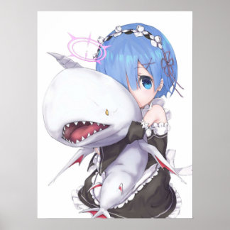 Poster ReZero Rem mignonne