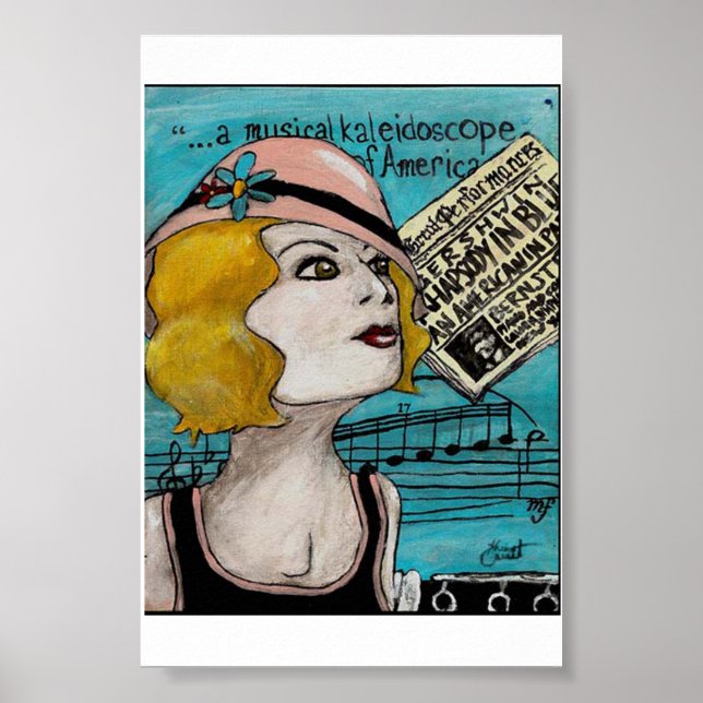 Poster Rhapsody en bleu (Devant)