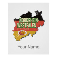 Rhénanie du Nord Westphalie Allemagne Retro NRW So