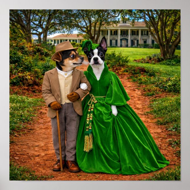 Poster "Rhett & Scarlett" (Devant)