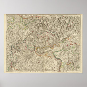 Poster Rhine River Valley