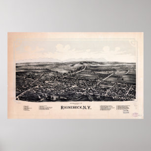 Poster Rhinebeck, New York (1890)