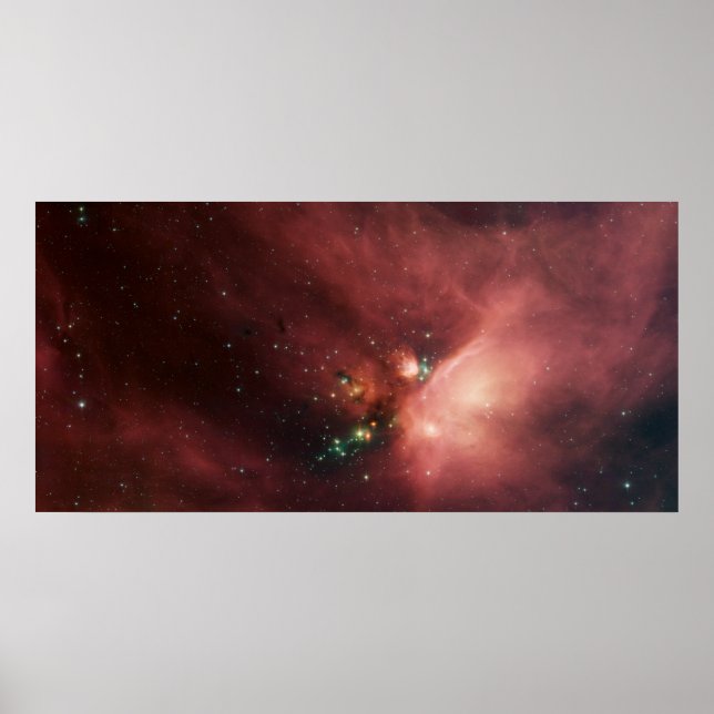Poster Rho Ophiuchi nebula 2 (Devant)