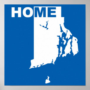Poster Rhode Island Accueil Hors De L'Affiche D'Etat