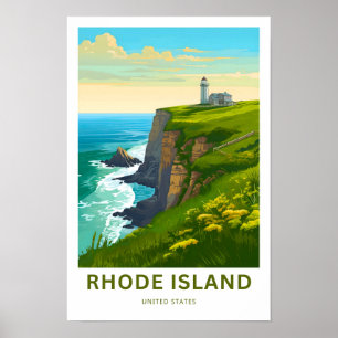 Poster Rhode Island États-Unis Imprimer