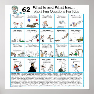 Poster Rhyming What is & What has 62