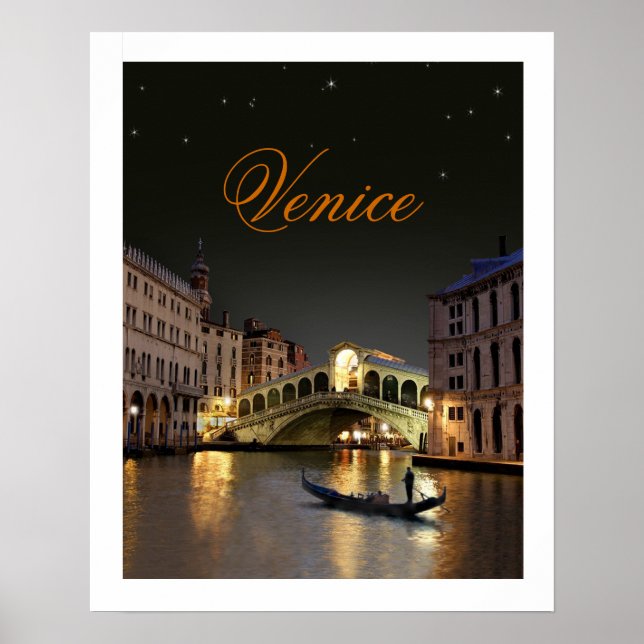 Poster Rialto avec bordure (Devant)