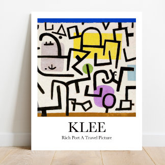 Poster Rich Port A photo de Paul Klee 2