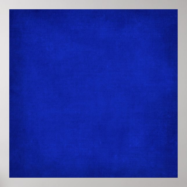 POSTER RICH ROYAL PROFOND VELVET BLEU GRUNGE PAPIER CANVA (Devant)