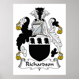 Poster Richardson Family Crest