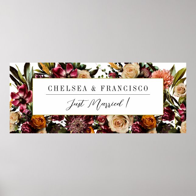 Poster Richesse du Mariage coloré du printemps (Devant)