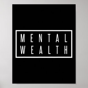 Poster Richesse mentale Soins de santé mentale pour les h