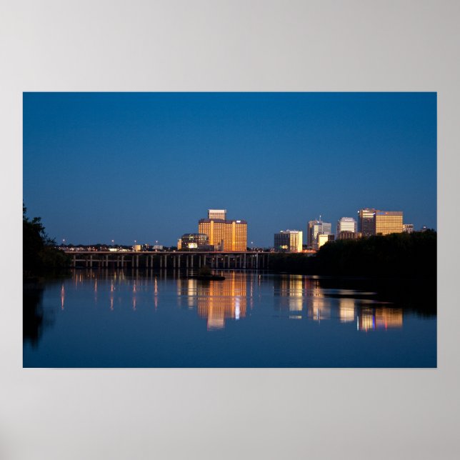 Poster Richmond, VA River City (Devant)