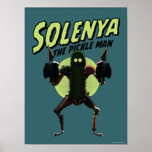Poster RICK AND MORTY™   Solenya - The Pickle Man