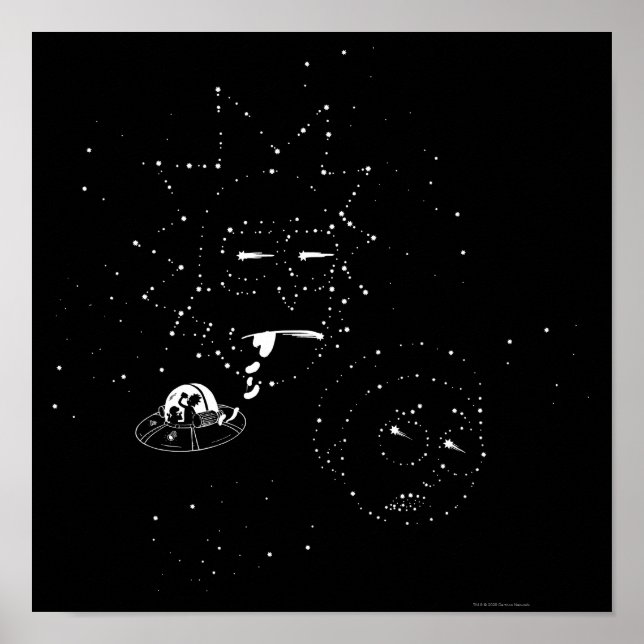 Poster RICK ET MORTY™ | Constellations (Devant)