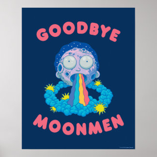 Poster RICK ET MORTY™ | Goodbye Moonmen