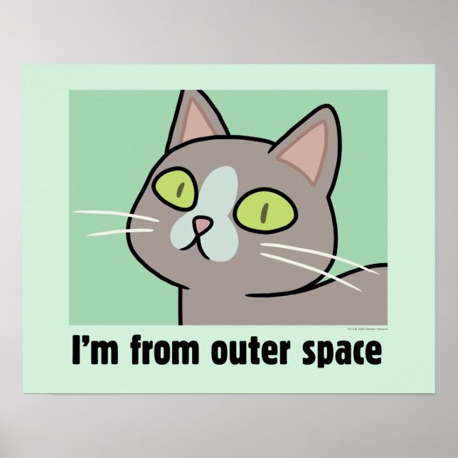 Poster RICK ET MORTY™ | Je viens de l'espace extra-atmosp (Devant)