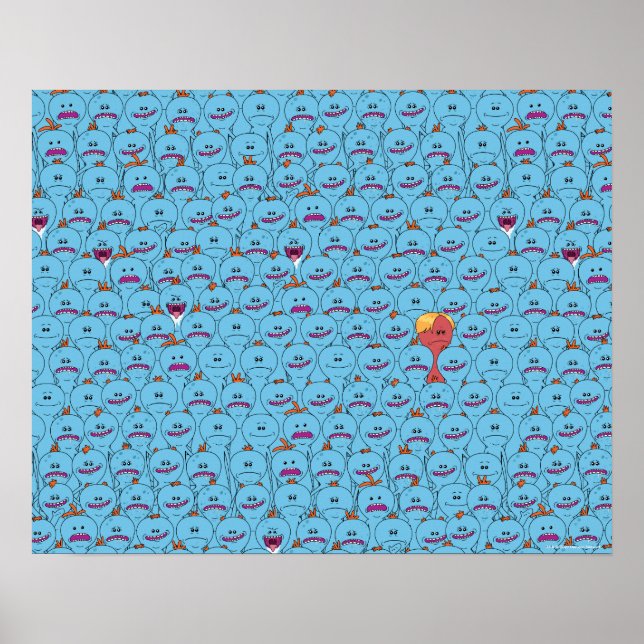 Poster RICK ET MORTY™ | Kirkland M. Meeseeks (Devant)