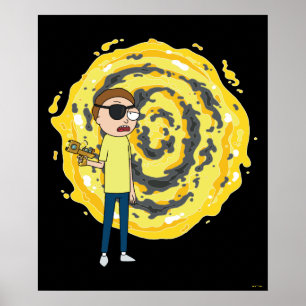 Poster RICK ET MORTY™ Portail Evil Morty