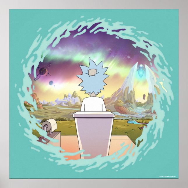 Poster RICK ET MORTY™ | Rick's Private Place (Devant)