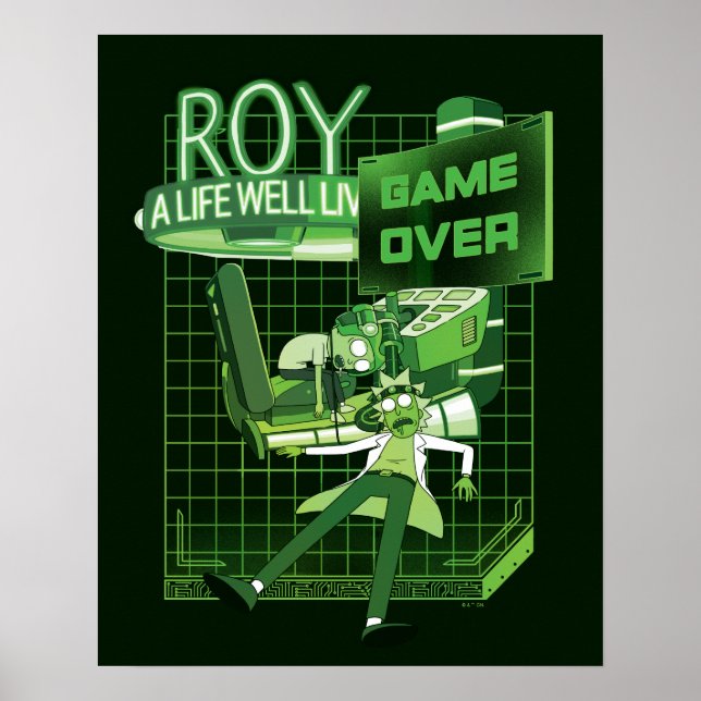 Poster RICK ET MORTY™ | Roy Une Vie Bien Vécue (Devant)