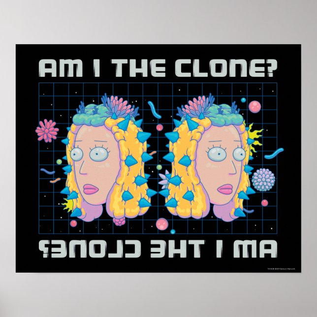 Poster RICK ET MORTY™ | Suis-Je Le Clone ? (Devant)