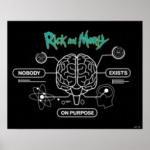 Poster RICK ET MORTY™   Télécharger le cerveau de sauvega