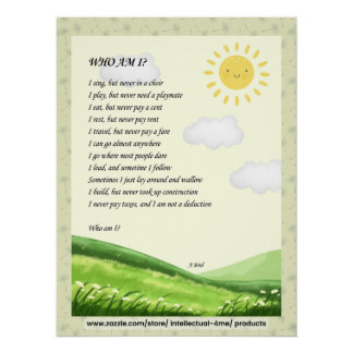 Poster Riddle Wall Art