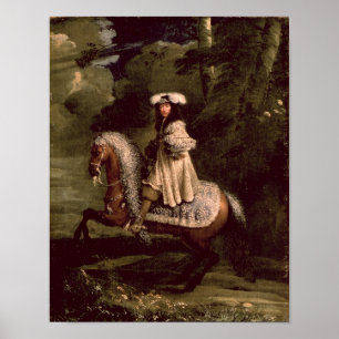 Poster Rider en bleu