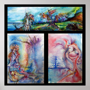 POSTER RIDERS DANS LA TEMPÊTE ET LA LÉGENDE D'AVALON