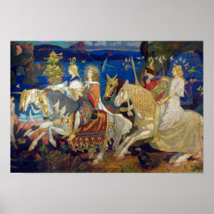 Poster Riders of the Sidhe, c. 1911 par John Duncan