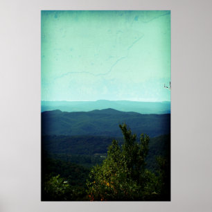 Poster Ridge bleu