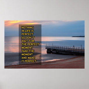 Poster Rien dans la vie n'est parfait