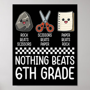 Poster Rien ne vaut la 6e année Funny Back To School Enfa