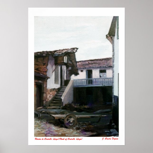 Poster Rincón de Centulle (Lugo)/Nook of Centulle (Lugo) (Devant)