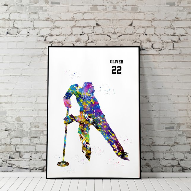 Poster Ringette Player (Créateur téléchargé)