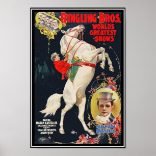 Poster Ringling Brothers Circus Madam Ada Castello