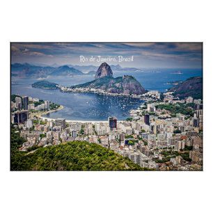 Poster Rio de Janeiro, Brésil