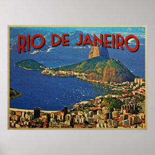 Poster Rio de Janeiro Brésil