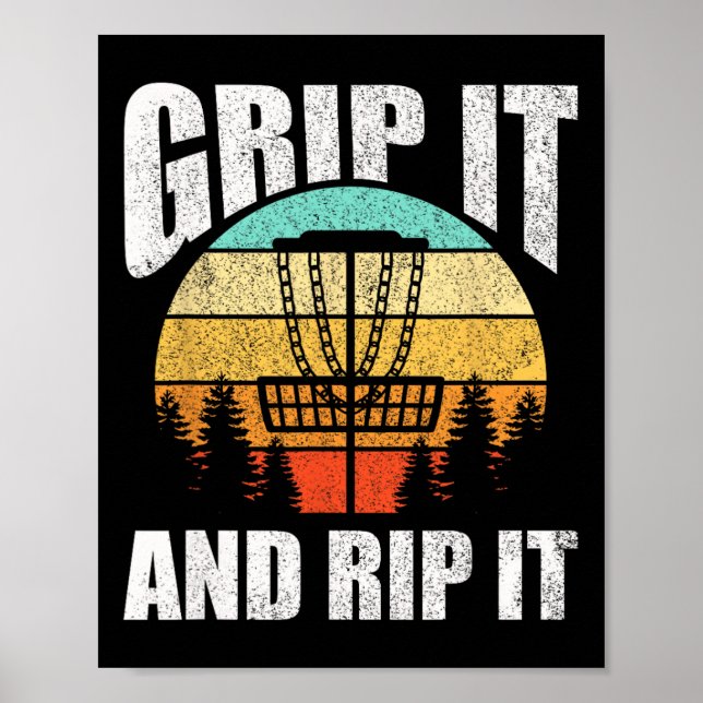 Poster Rip It And Grip It Disc Golf  (Devant)