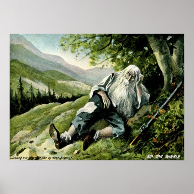 Poster Rip Van Winkle 1907 Vintage (Devant)