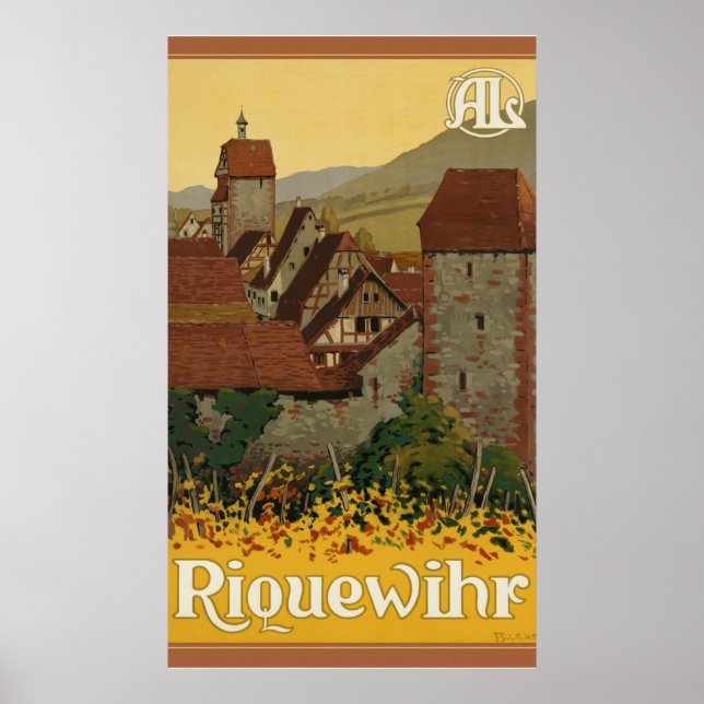 Poster Riquewihr (Devant)