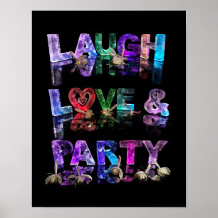 Poster Rire Amour & Fête
