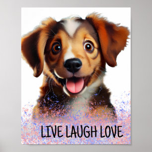 Poster rire vivant amour