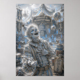 Poster Rires joyeux / Clown / Cirque