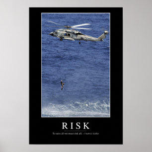 Poster Risque : Citation inspirante 1