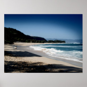 Poster Rivage du nord, Oahu